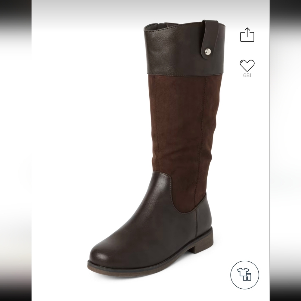 "PLACE" girls' high boots🤎size 1 like new in perfect condition 👢